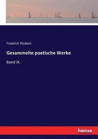 bokomslag Gesammelte poetische Werke