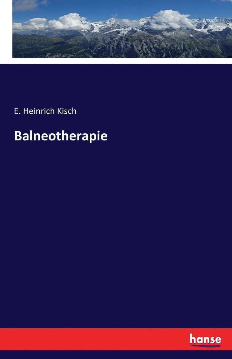 Balneotherapie 1