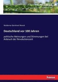bokomslag Deutschland vor 100 Jahren