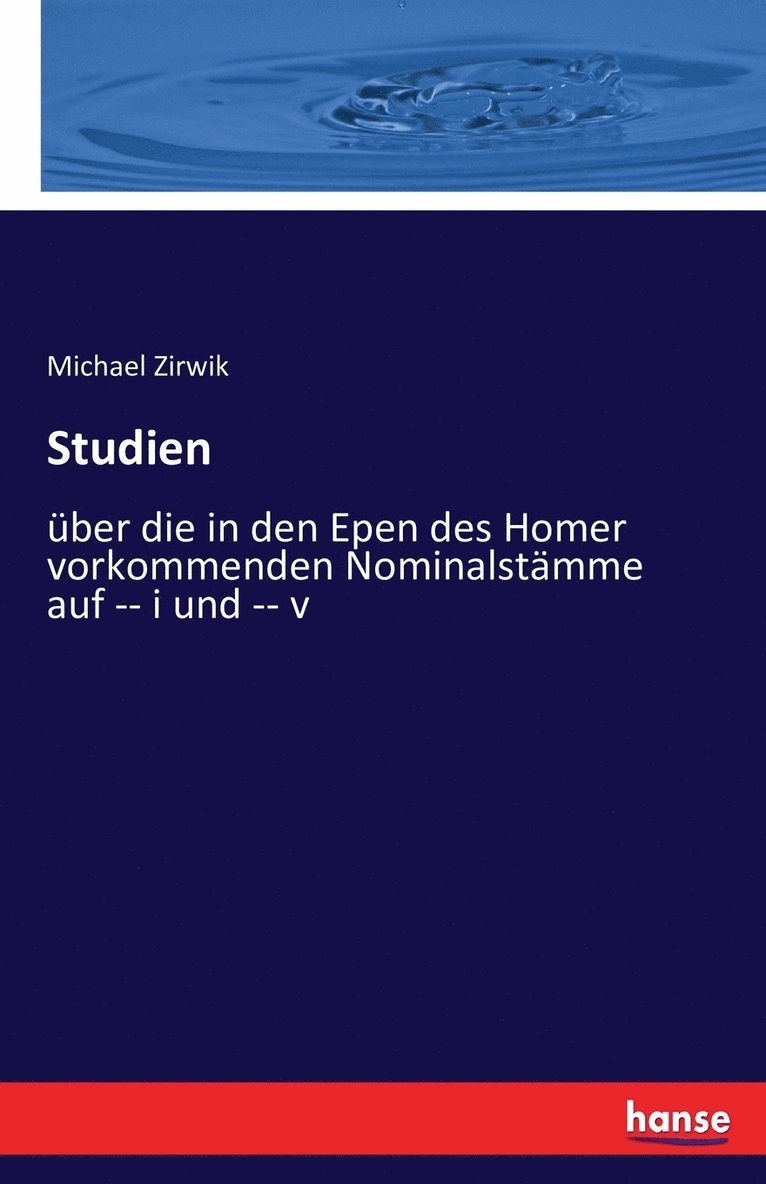 Michael Zirwik - Studien, Häftad