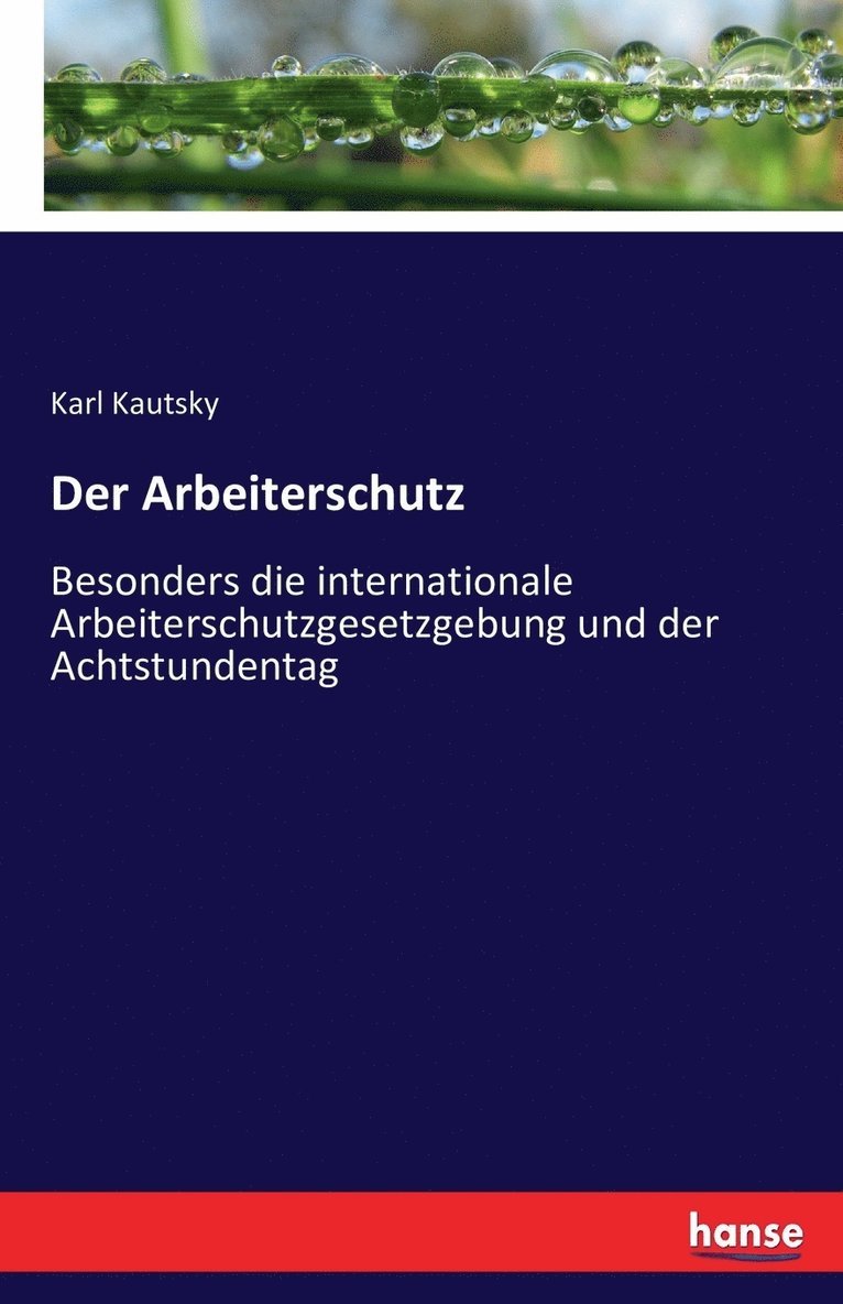 Der Arbeiterschutz 1