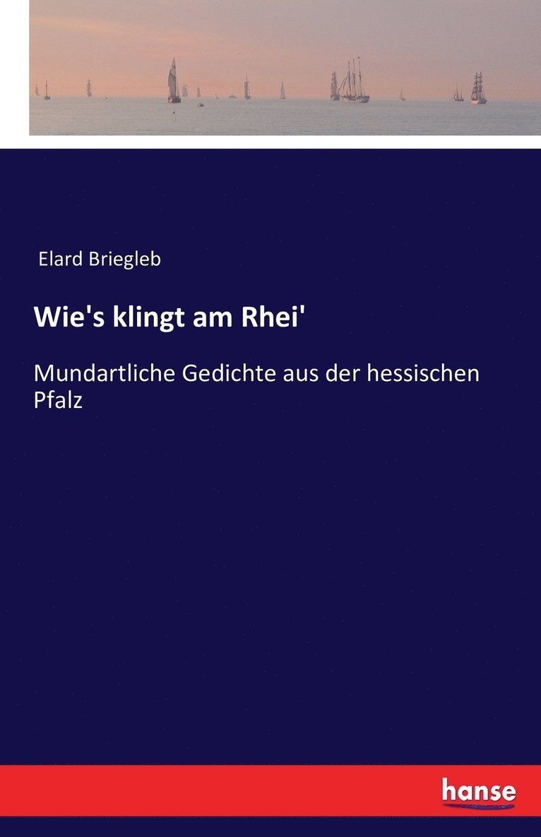 Elard Briegleb - Wie's klingt am Rhei', Häftad