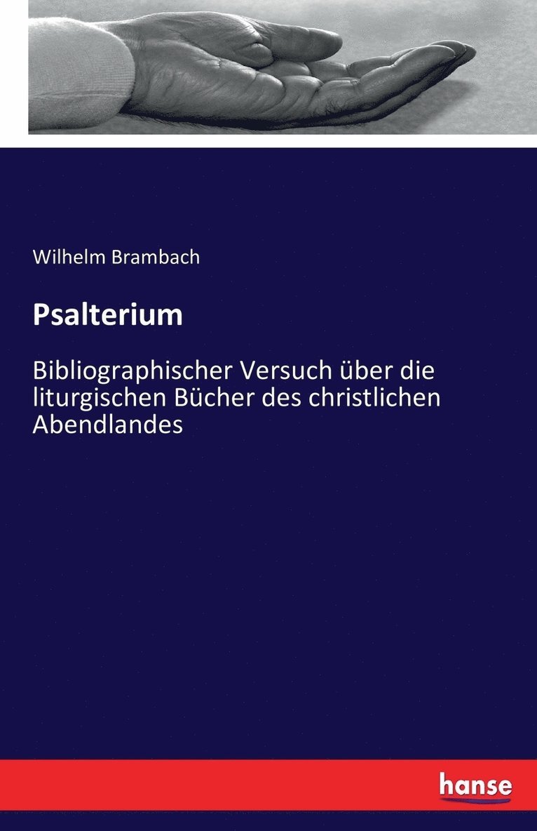 Wilhelm Brambach - Psalterium, Häftad