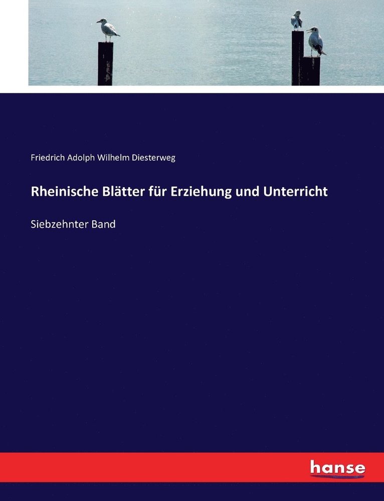 Rheinische Blatter Fur Erziehung Und Unterricht 1