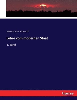 bokomslag Lehre vom modernen Staat