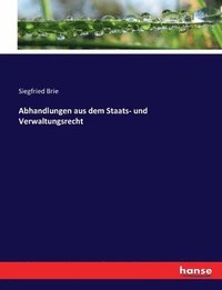 bokomslag Abhandlungen aus dem Staats- und Verwaltungsrecht