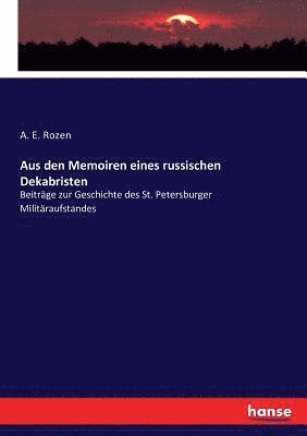 bokomslag Aus den Memoiren eines russischen Dekabristen