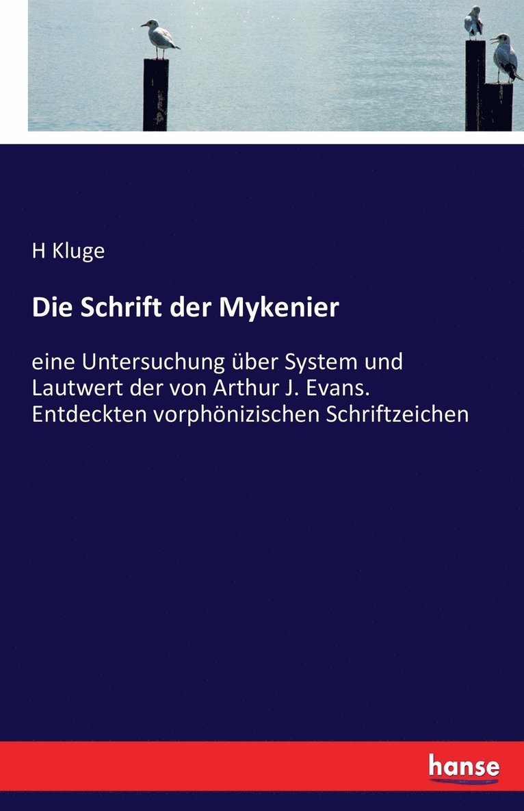 Die Schrift der Mykenier 1