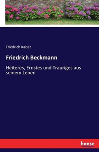 bokomslag Friedrich Beckmann