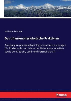 bokomslag pflanzenphysiologische Praktikum