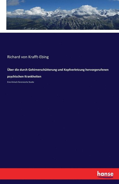 Richard Von Krafft-Ebing - Über die durch Gehirnerschütterung und Kopfverletzung hervorgerufenen psychischen Krankheiten, Häftad