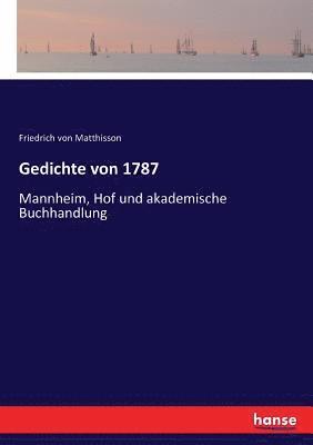 bokomslag Gedichte von 1787