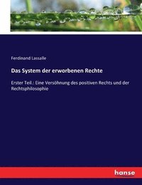 bokomslag Das System der erworbenen Rechte