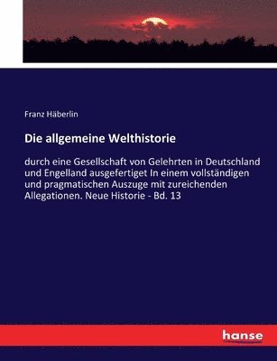 bokomslag allgemeine Welthistorie