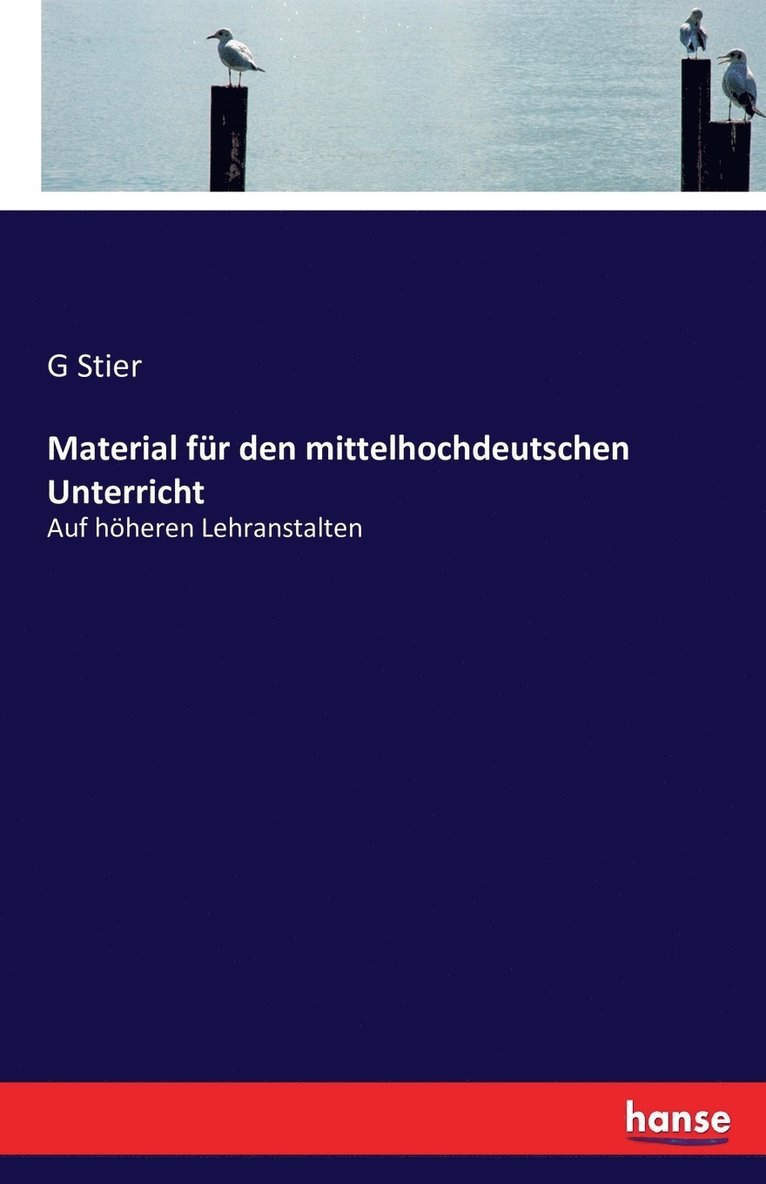 Material fr den mittelhochdeutschen Unterricht 1