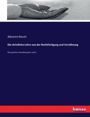 bokomslag christliche Lehre von der Rechtfertigung und Versöhnung