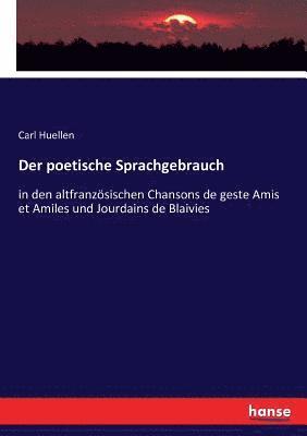 bokomslag Der poetische Sprachgebrauch