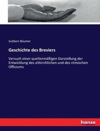 bokomslag Geschichte des Breviers