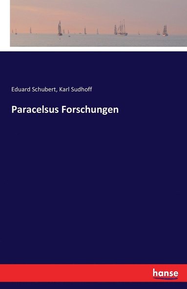 bokomslag Paracelsus Forschungen