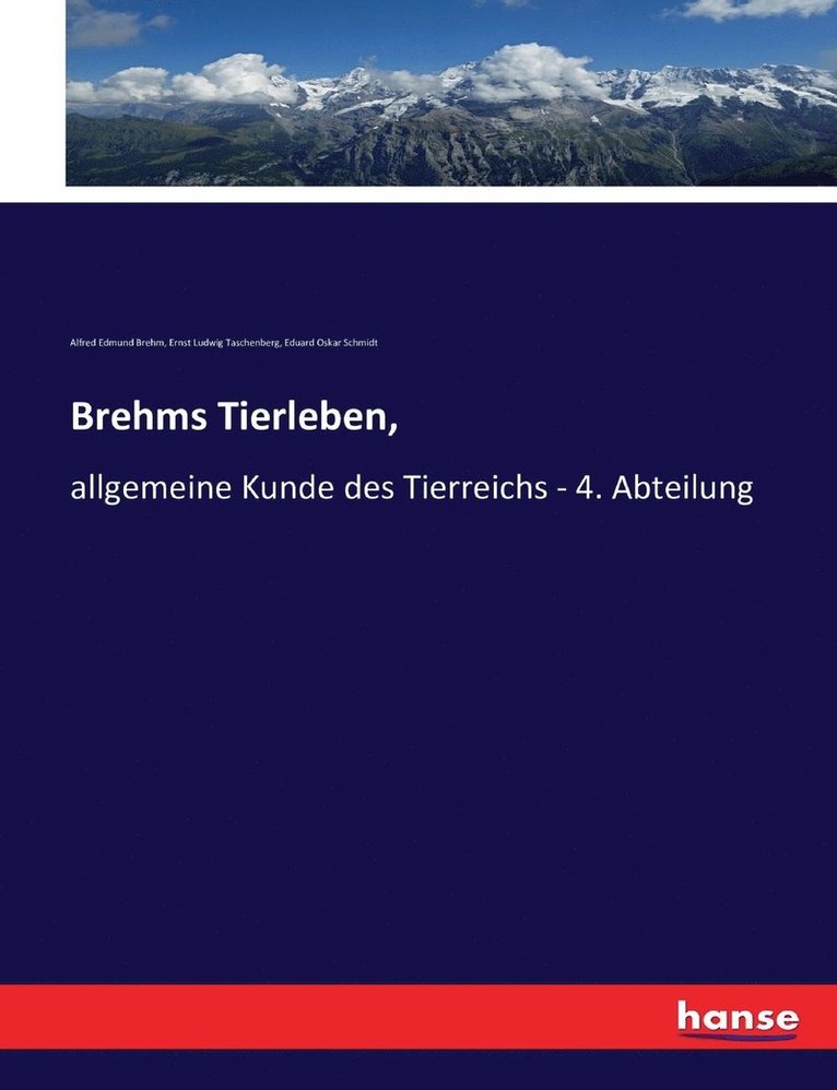 Brehms Tierleben, 1