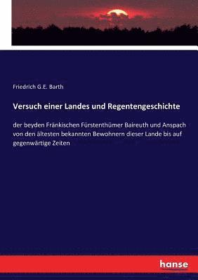 bokomslag Versuch einer Landes und Regentengeschichte