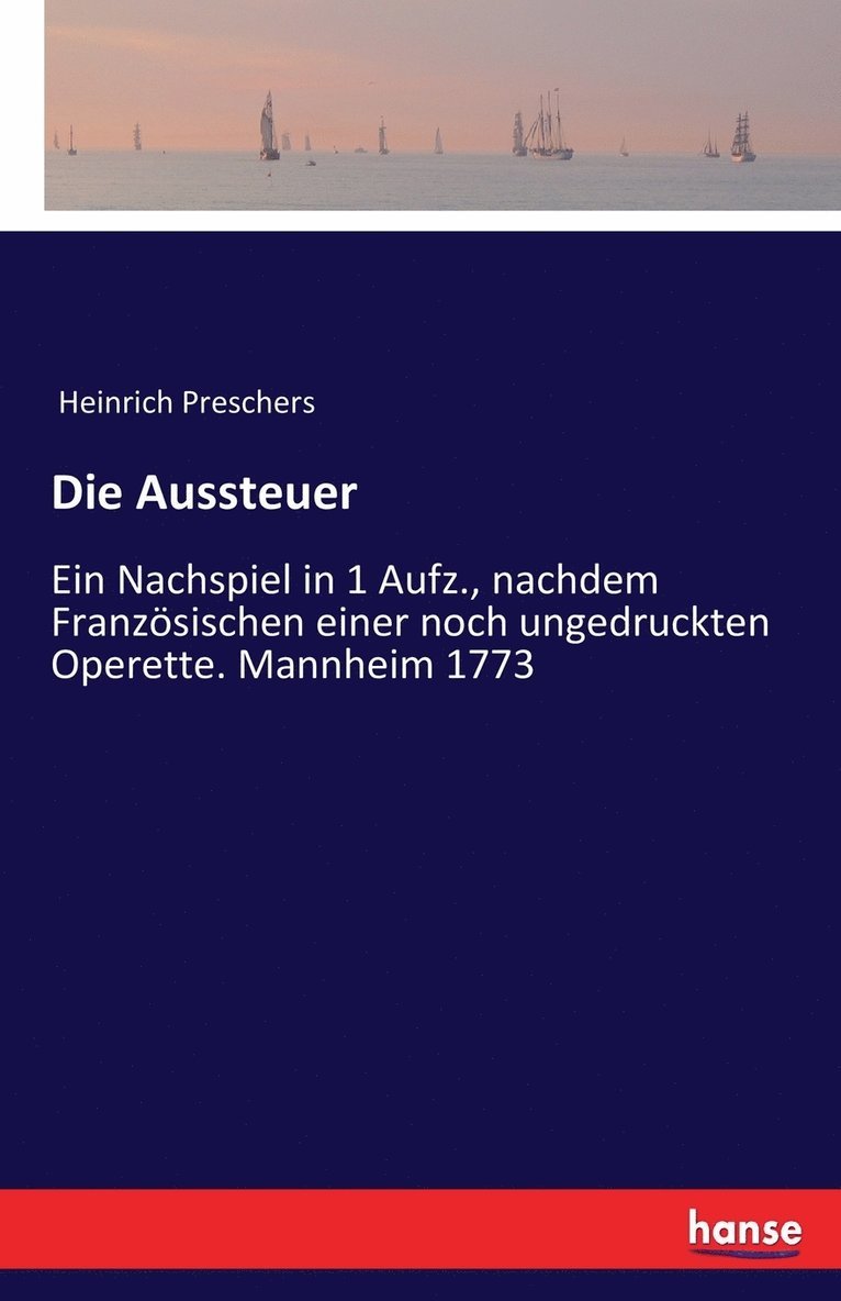 Die Aussteuer 1