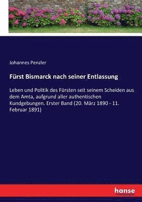 bokomslag Furst Bismarck nach seiner Entlassung