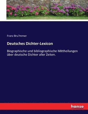 Deutsches Dichter-Lexicon 1