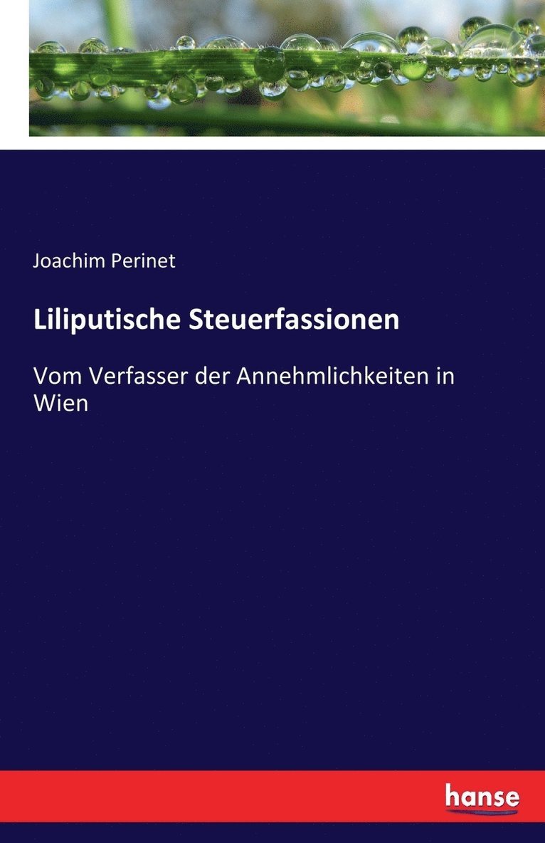 Liliputische Steuerfassionen 1