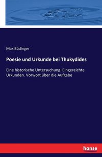 bokomslag Poesie und Urkunde bei Thukydides