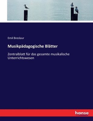 Musikpdagogische Bltter 1