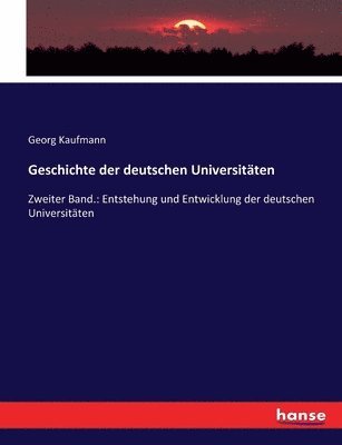 Geschichte der deutschen Universitten 1