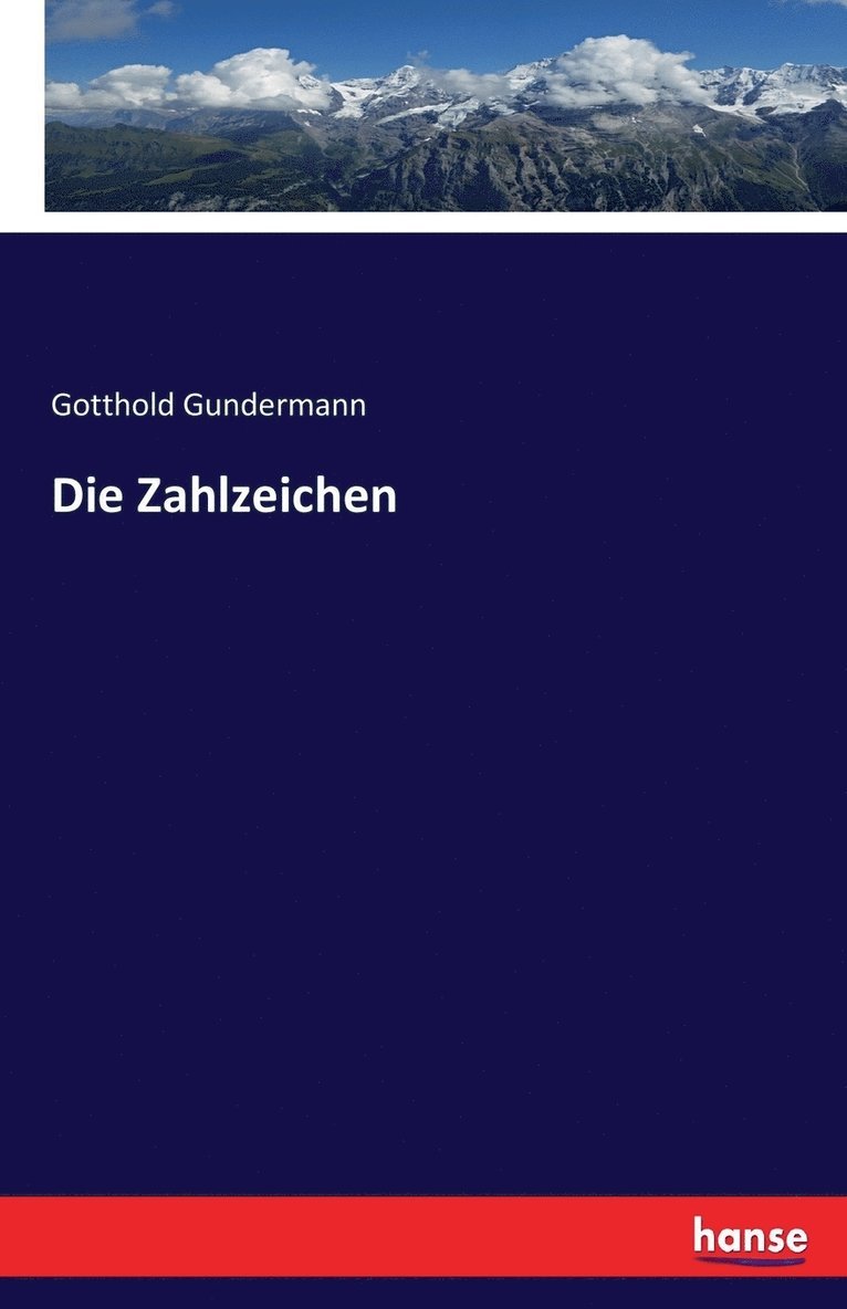 Die Zahlzeichen 1