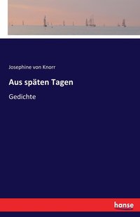 bokomslag Aus späten Tagen