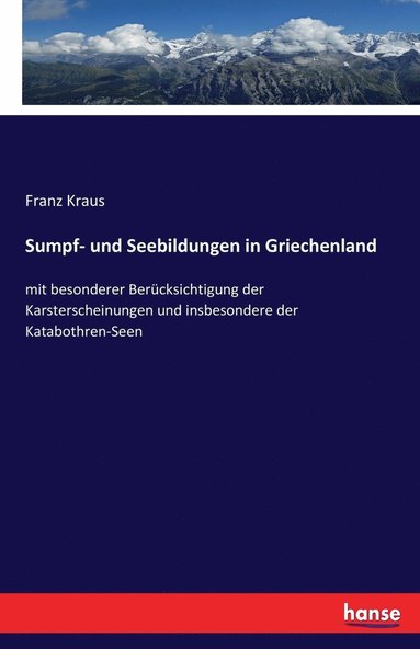 bokomslag Sumpf- und Seebildungen in Griechenland