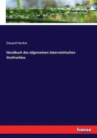 bokomslag Handbuch des allgemeinen oesterreichischen Strafrechtes