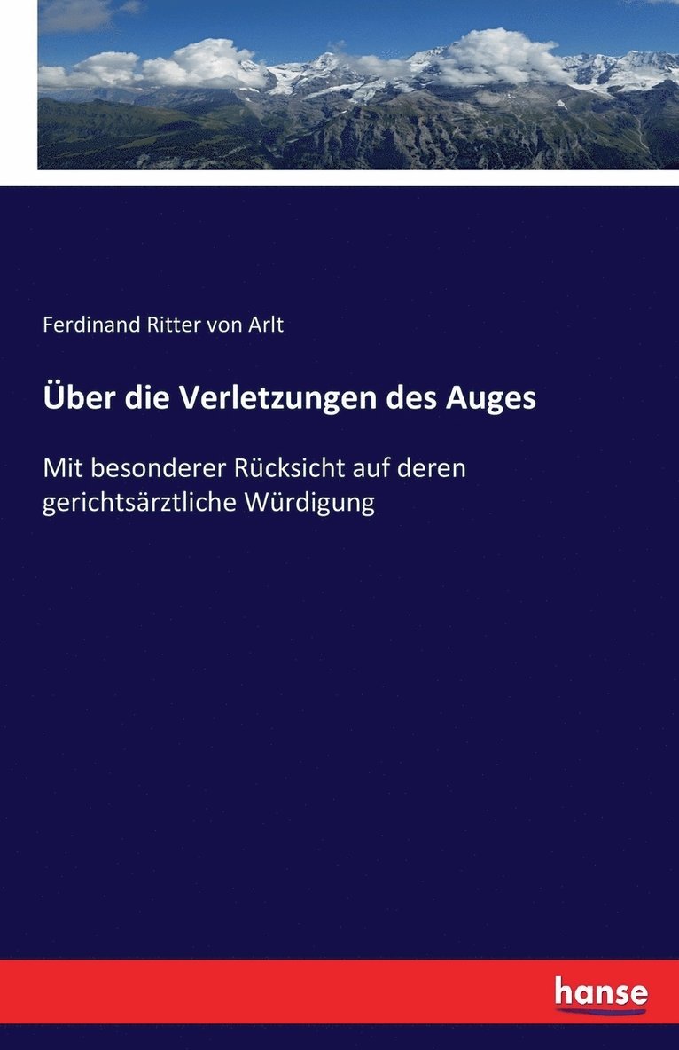 UEber die Verletzungen des Auges 1