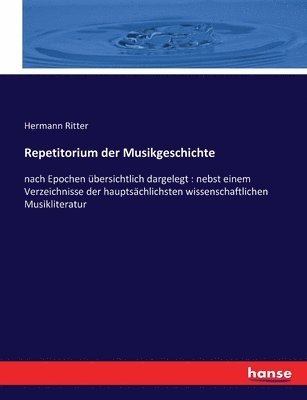 bokomslag Repetitorium der Musikgeschichte