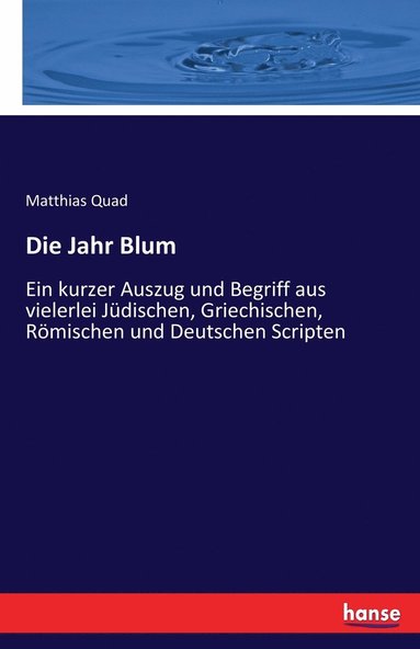 bokomslag Jahr Blum