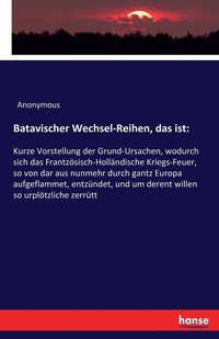 bokomslag Batavischer Wechsel-Reihen, das ist