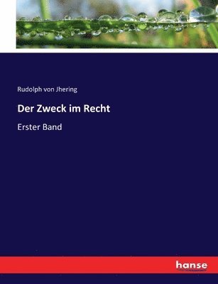 Rudolph Von Jhering, Rudolph von Jhering, Rudolph Von Jhering - Zweck im Recht, Häftad