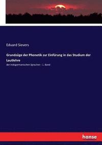 bokomslag Grundzuge der Phonetik zur Einfurung in das Studium der Lautlehre