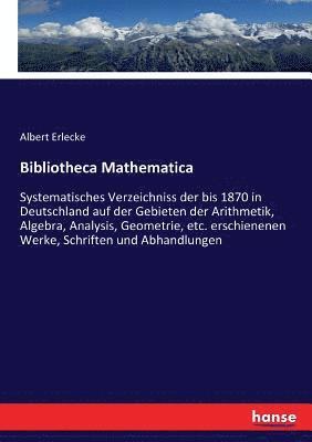 bokomslag Bibliotheca Mathematica