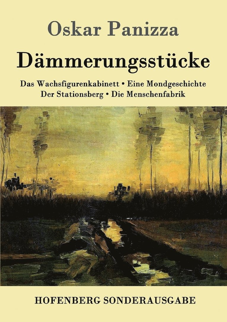 Oskar Panizza - Dämmerungsstücke, Häftad