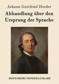 bokomslag Abhandlung ber den Ursprung der Sprache