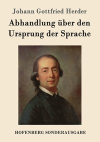 bokomslag Abhandlung über den Ursprung der Sprache