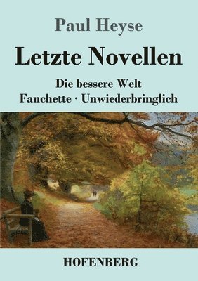 bokomslag Letzte Novellen