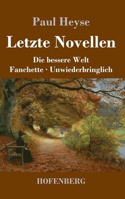 bokomslag Letzte Novellen