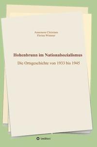 bokomslag Hohenbrunn im Nationalsozialismus