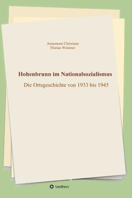 bokomslag Hohenbrunn im Nationalsozialismus